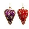 None Nežinomas Eglutės žaisliukas Heart, 10 cm, stiklas