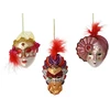 None Nežinomas Eglutės žaisliukas Mask, 10 cm, stiklas