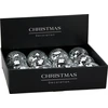 None Christmas Tree toy. sidabrinis. 10 cm