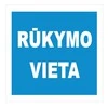 None Nežinomas Lipdukas vieta rūkimui 135x135mm