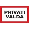 None Nežinomas Lipdukas privati valda 170x100mm