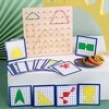 None Nežinomas Edukacinis žaislas Wood Geoboard CZS-411