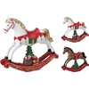 None Christmas decoration Rocking Horse. 17 cm