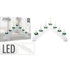 None Nežinomas Kalėdinė žvakidė su LED apšvietimu, 30 cm, 7 LED