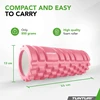 None Masažinis Volas Tunturi Yoga Grid Foam Roller, 33 cm (Spalva: Rose auksinis)