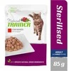 None Natural Trainer Cat Sterilised jautiena konservai katėms su jautiena 85g 12vnt