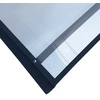 Lenktas stogelis STARKEDACH RODEO RAL7016 6mm skaidri danga, su lataku