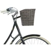 Front basket BASIL Bremen Rattan Look FM, dark ruda