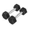 None Hanteliai TUNTURI Platinum Hex Rubber Dumbbell, 1-50kg (Svoris: 2 x 3kg)
