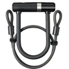 None U-lock AXA Newton Mini+Cable 100*8, with steel cable
