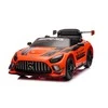 None Vaikiškas elektrinis automobilis Mercedes AMG GT3, juodas/oranžinis
