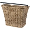 Basil BASIL BREMEN RATTAN LOOK BE / KF rotango krepšelis + BASIL BASEASY krepšelio tvirtinimo plokštė + KLICKFIX ADAPTER PLATE sistema, skirta tvirtinimui prie vairo stulpo ir vairo, nuimama (be laikiklio) (NAUJIENA)