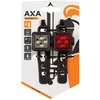 Dviračio žibintų rinkinys AXA Niteline 44-R, įkraunamas USB