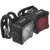 Dviračio žibintų rinkinys AXA Niteline 44-R, įkraunamas USB