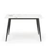 None Kitchen table. baltas. 120 cm x 100 cm x 70 - 76 cm
