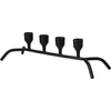 Lumarko Candle holder A98200710. iron. 12 cm. juodas col.