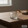 Lumarko Candle holder AC5001600. glass. 4 cm. transparent col.