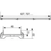 Dušo latako grotelės Tece Plate, 600870, 800mm