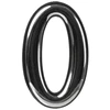 Okko Durų numeris CR 0, 5 cm, plastikas, chromo sp.