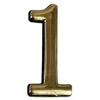 Okko Durų numeris N1011, 5 cm, plastikas, žalvario sp.
