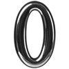 Okko Durų numeris CR 0, 5 cm, plastikas, chromo sp.
