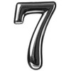 Okko Durų numeris CR 7, plastikas, chromo sp.