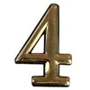 Okko Durų numeris N1011, 5 cm, plastikas, žalvaris