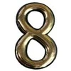 Okko Durų numeris N1011, 5 cm, plastikas, žalvaris