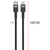 Orsen S51 Type C to Lightning 3A 1m juodas