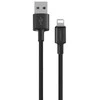 Orsen USB-A į Lightning įkrovimo laidas, 1 m, juodas