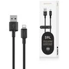 Orsen USB-A į Lightning įkrovimo laidas, 1 m, juodas
