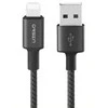 Orsen Juodas USB-A į MicroUSB laidas 2,1 A, 1 m