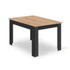 Oskar Dining table Leobert. ruda col./juodas col.. 120x8x75cm
