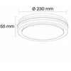 Lubinis šviestuvas Other Led Line Naświetlacz Ledline lempa KITA Energijos suvartojimas 20 vatų Šviesos srautas 2400 liumenų 6000 K AC170-265V VS-FL-20-IP65/B