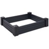 Garden Cente RAISED BED PLASTIC 80CM DARK Pilkas