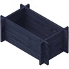 Pakeliama lysvė Upyard Multibox Juodas, 59 cm x 29.5 cm x 29.5 cm