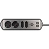 Buitinis ilgintuvas Brennenstuhl, 3 x 1,5 mm², 2 m, 4 lizdų, 2USB