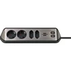 Buitinis ilgintuvas Brennenstuhl, 3 x 1,5 mm², 2 m, 4 lizdų, 2USB