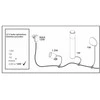 Pakabinamas šviestuvas Prailginimo laidas Ludeco 12V PL7011, 12W, LED, IP44, 5m