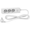 Ilgintuvas su įžeminimu ir jungikliu Schneider Electric 3viet./3m/3x1.5mm2 baltas