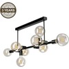 Lubinis šviestuvas Domoletti CEILING LIGHT ANARI LM-8.146 8XE27 Juodas