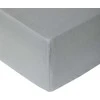 Domoletti FITTED SHEET COTTON 160X200+25 Pilkas