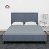 Domoletti FITTED SHEET COTTON 180X200+25 Pilkas