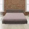 Okko Mexen FITTED SHEET POLYCOTTON 180X200+25 TAUPE