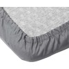 Okko Lumarko FITTED SHEET POLYCOTTON 180X200+25 Pilkas