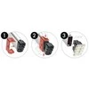 Hailo Hailo Rinkinys nóżek do drabiny EasyClix Living, dydis L, 9947-001
