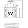 Okko Master Lock MasterLock PADLOCK 40MM MUST