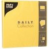 Papstar Servetėlės 3-sl. 20vnt. geltonos