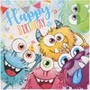 Papstar Servetėlės Funny Monsters 33x33cm 3-sluoksnių 20vnt