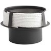 Perėjimas į keraminį dūmtraukį 150/DN180, juodas